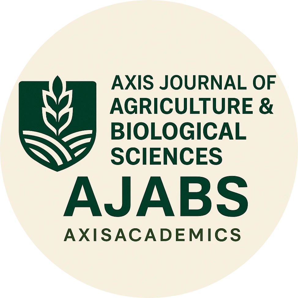 Axis Journal of Agriculture & Biological Sciences
